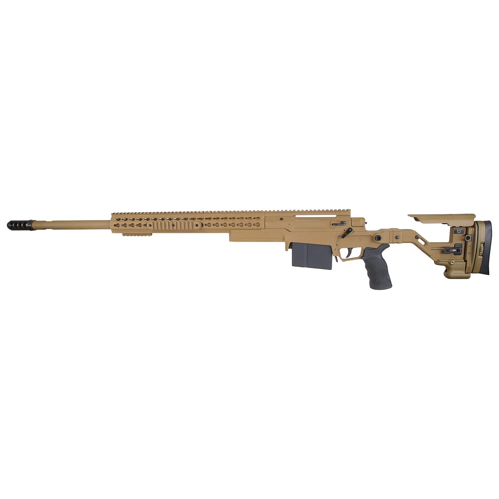 Accuracy International AXSR .300 PRC 27" 3/4"-24 Threaded Bbl Dark Earth Folding Rifle w/Brake SR30P27MDE