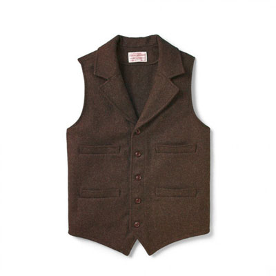 Filson Mackinaw Western Vest Brown XL 10682