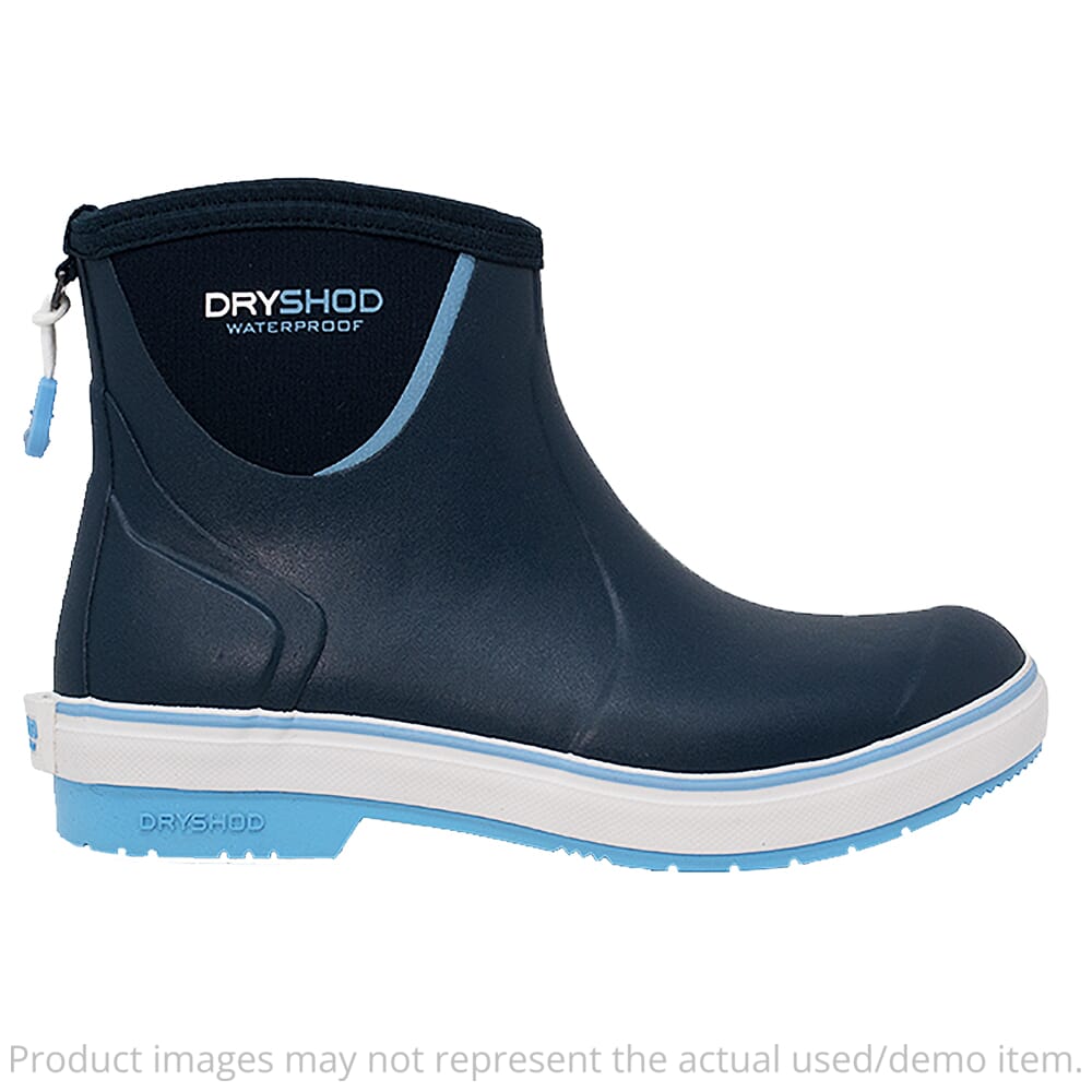 Dryshod USED Slipnot Deck Boot Navy/Lt Blue Size 10 Boots SLN-WA-NV-W10 - Damaged Box - Like New UA5790