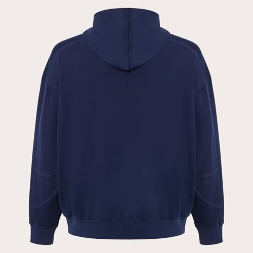 Oakley Dual French Terry Hoodie Team Navy FOA406180-6LE