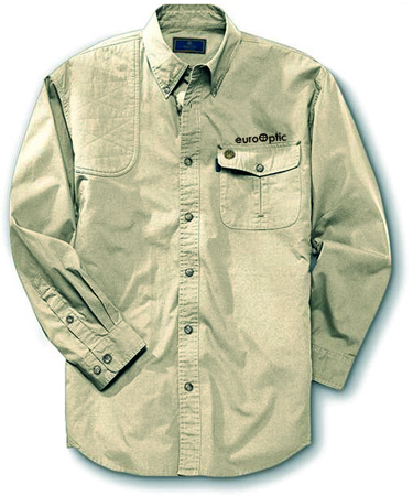 Field Shirt Long Sleeve Tan Eurooptic Logo Large
