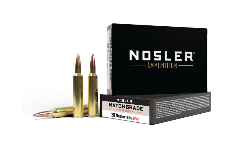 Nosler Match Grade MGA - 28 Nosler 168g CC HPBT (20ct) Ammunition 51287
