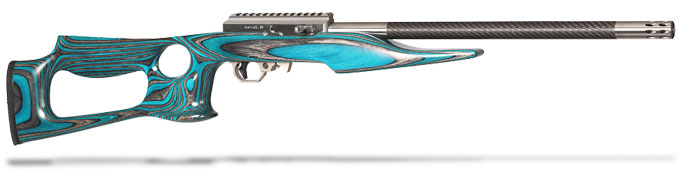 Volquartsen Lightweight 22 LR Turquoise Lightweight Thumbhole Stock