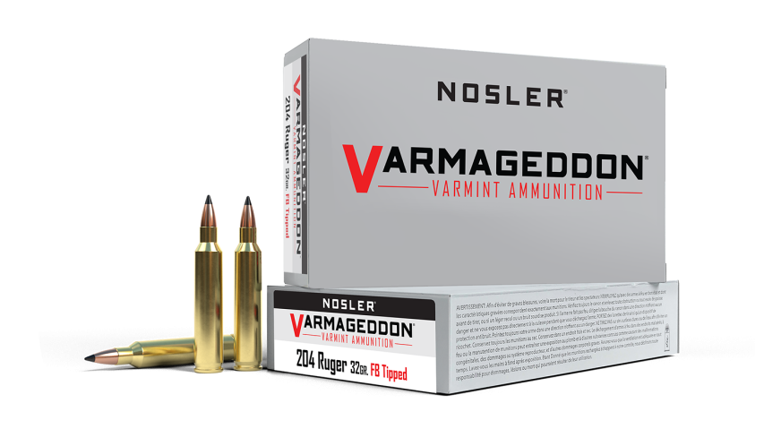 Nosler Varmageddon VGA - 204 Rug 32g VG FBT (20ct) Ammunition 65115