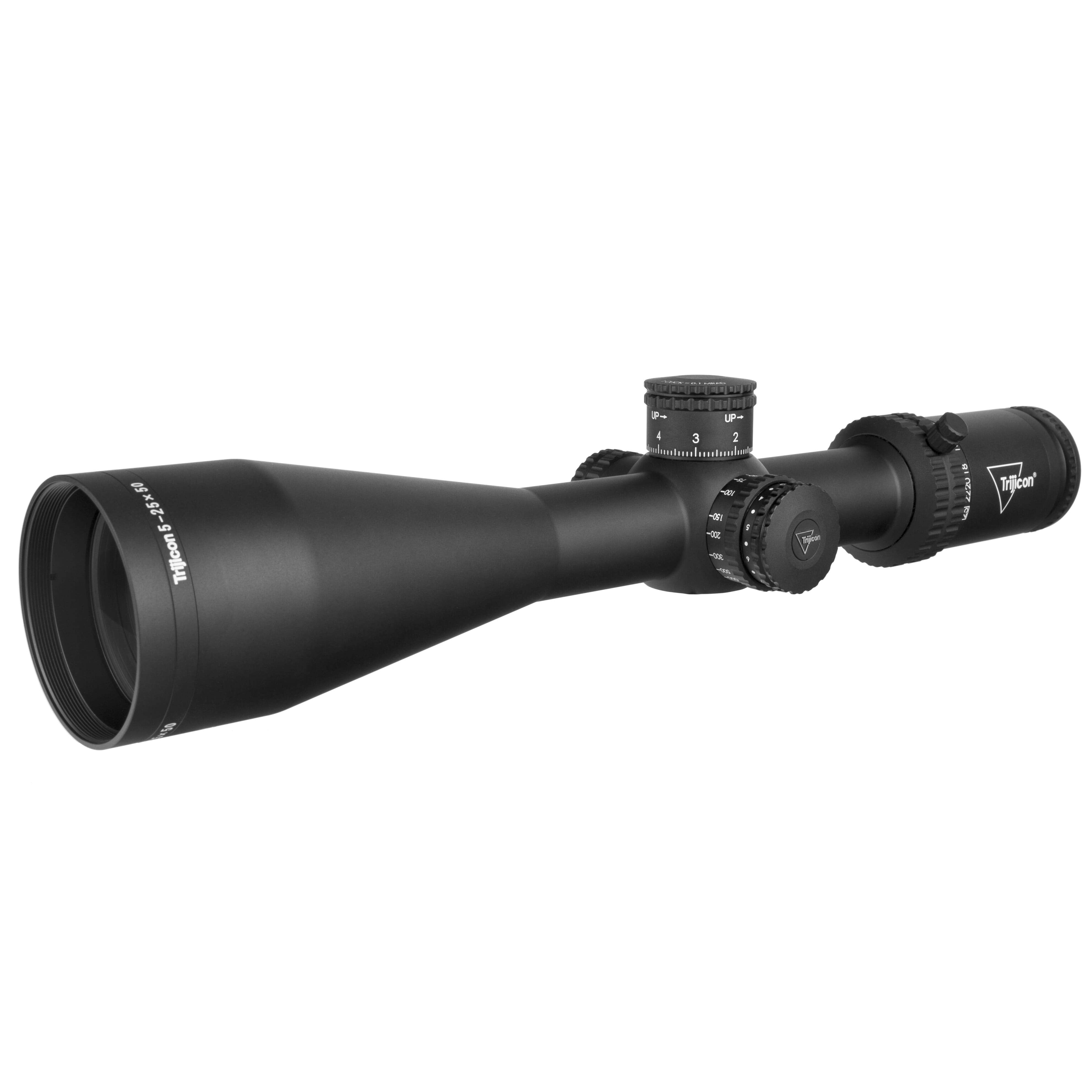 Trijicon Tenmile 5-25x50 SFP w/ Red MRAD Center Dot, 30mm, Matte Black Riflescope 3000011