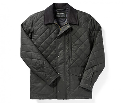 Filson Quilted Mile Marker NavyGrey XL FCO-014378 FIL-10773-NavyGrey-XL|FIL-10773-NavyGrey-XL