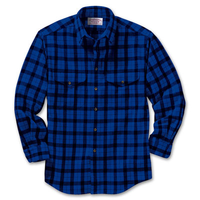 Filson Alaska Guide Shirt Blue Black XL 12006