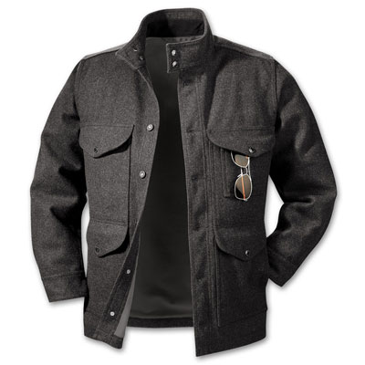 Filson XS Charcoal Greenwood Wool Jacket 10202