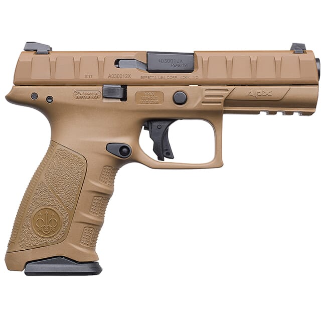 Beretta APX Full Size FDE 9mm Striker-Fired 15rd Pistol JAXF91505