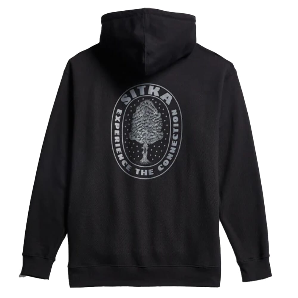 Sitka Gear Cedar Rub Zip Hoody Black Medium 600119-BK-M