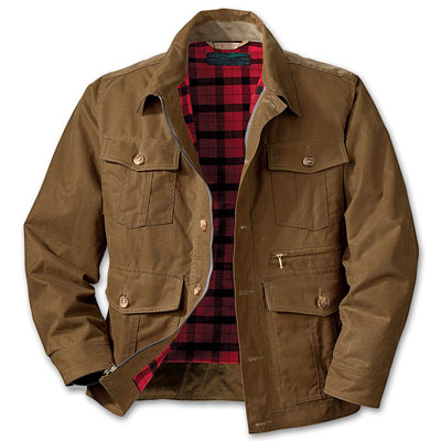 Filson SM X-Long Tan Westlake Waxed Jacket 10231