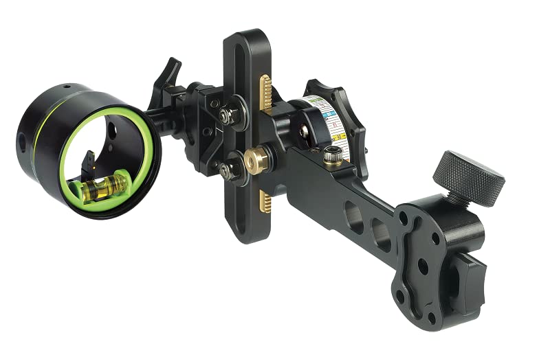 HHA Tetra Tournament Edition RYZ 2510 w/.010 2-pin 1-5/8" Scope Green Top Pin & Yellow 2nd Pin RYZ-TE-2510-GYEL