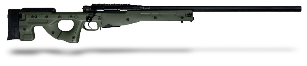 Accuracy International AE MK III 243 Winchester 26 inch Plain bbl Green Fixed Stock AE24326PL0M1PFI0BGRACFB0F0N