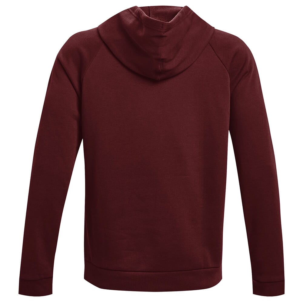 Under Armour Rival Fleece Antler Hoodie Chestnut Red/Black MD 1365679-690006