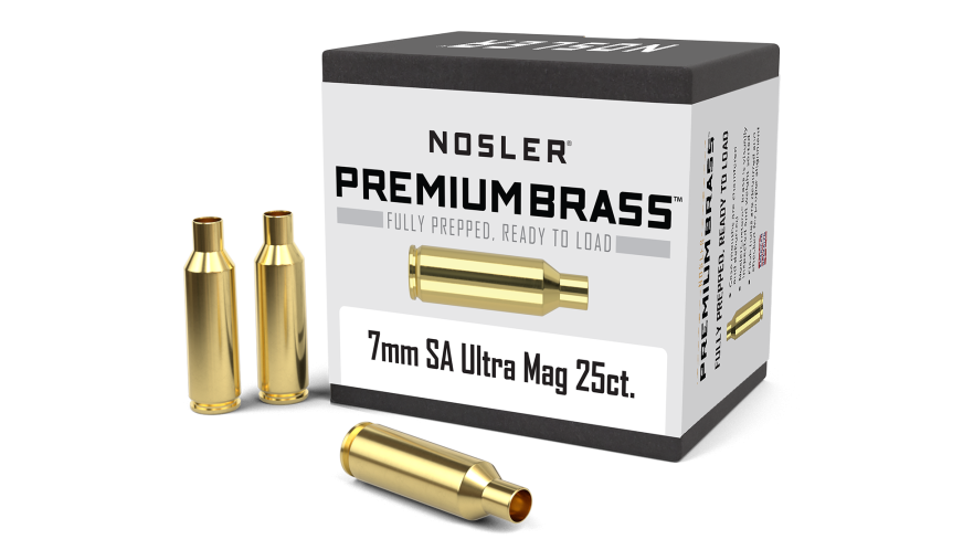Nosler Premium Brass Box Brass - 7mm SAUM (25ct) Brass 10184