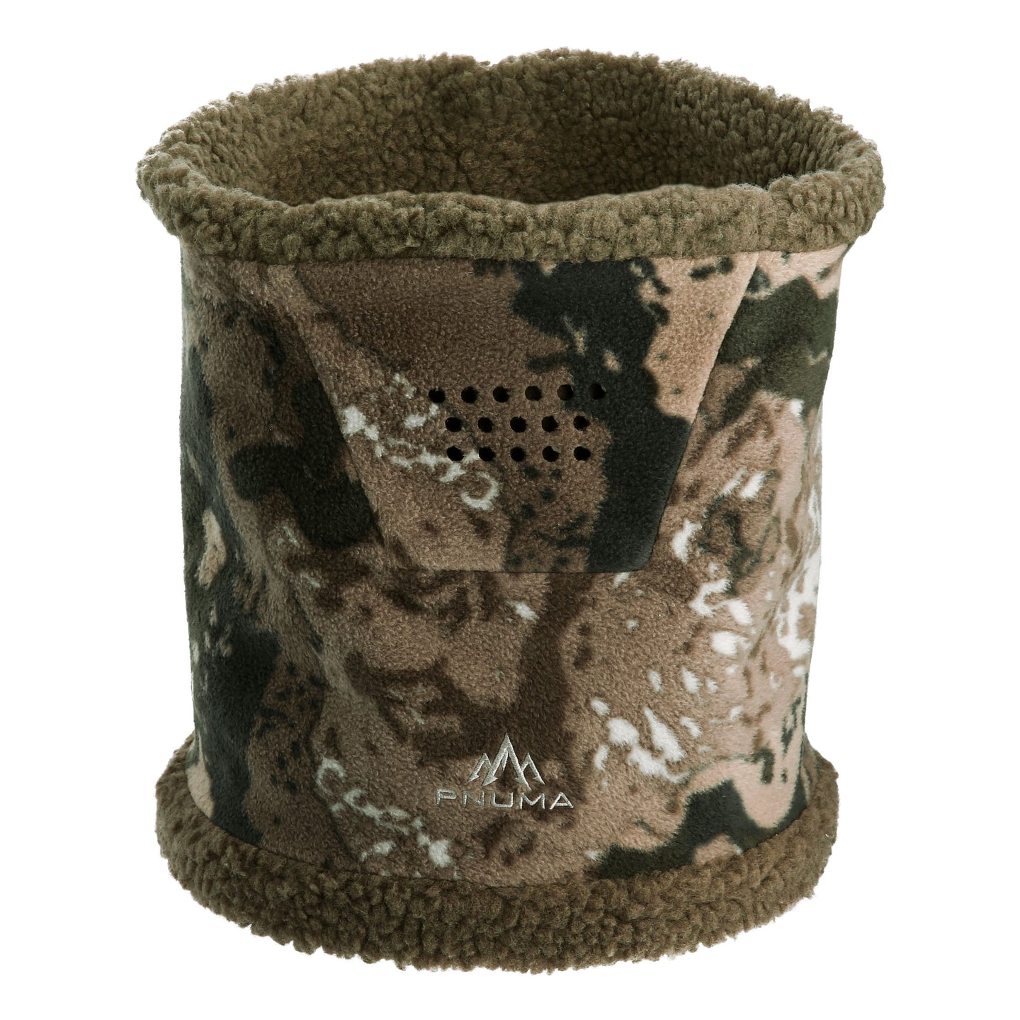 Pnuma Outdoors Highpoint Neck Gaiter, Caza OV Camo HP-NG-OV