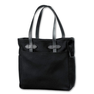 Filson Black Wool Tote Bag FIL-70101-BL