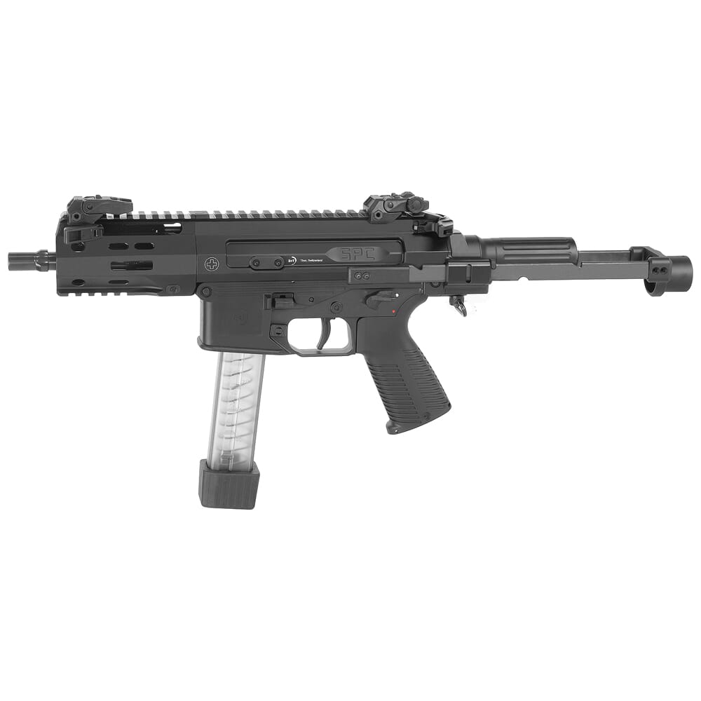 B&T SPC9 9mm PDW Black Pistol w/Telescopic Brace Adapter BT-500003-PDW-TB-US