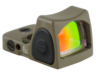 Trijicon RMR Adjustable LED FDE Red Dot Sight RM07-C-700237