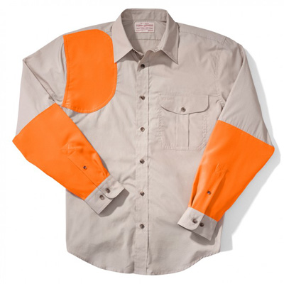 Filson Lightweight Shooting Shirt RH Tan Blaze Orange XL 10661