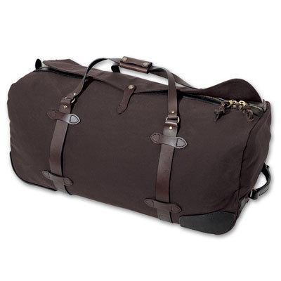 Filson LG Brown Wheeled Duffle Bag FIL-71283-BR