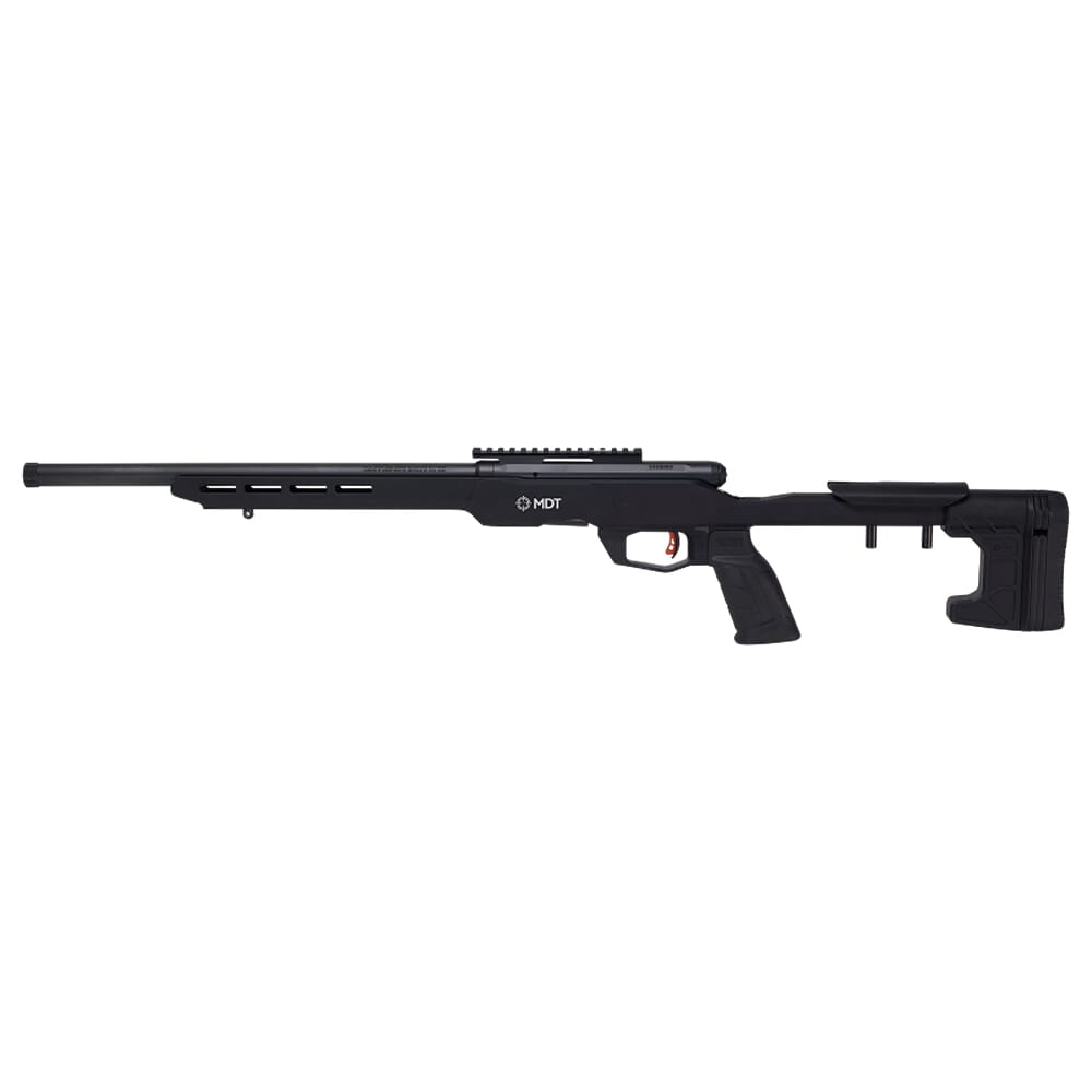 Savage Arms B17 Precision .17 HMR 18" 1:9" 1/2x28 Bbl Black Aluminum BA Rifle w/(1) 10rd Mag, Custom MDT 1pc Chassis & MDT Pistol Grip 70848
