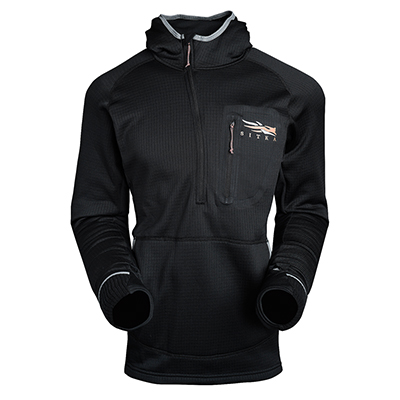 Sitka Solids Ws Fanatic Hoody Sitka Black Large 70010-BK-L