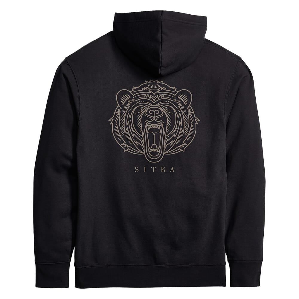 Sitka Gear Griz Pullover Hoody Sitka Black Large 600348-BK-L