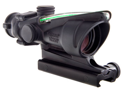 Trijicon TA31H-G ACOG 4x32 Dual Illum Green Horseshoe/Dot 223 Ballistic Reticle w/TA51 mount - Trijicon ACOG