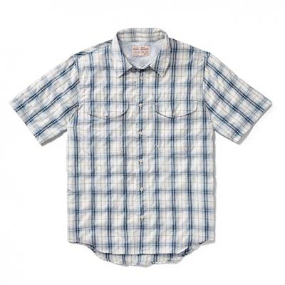 Filson Twin Lakes S/S Sport Shirt SlateBlue M FCO-004292 FIL-10815-SlateBlue-M|FIL-10815-SlateBlue-M