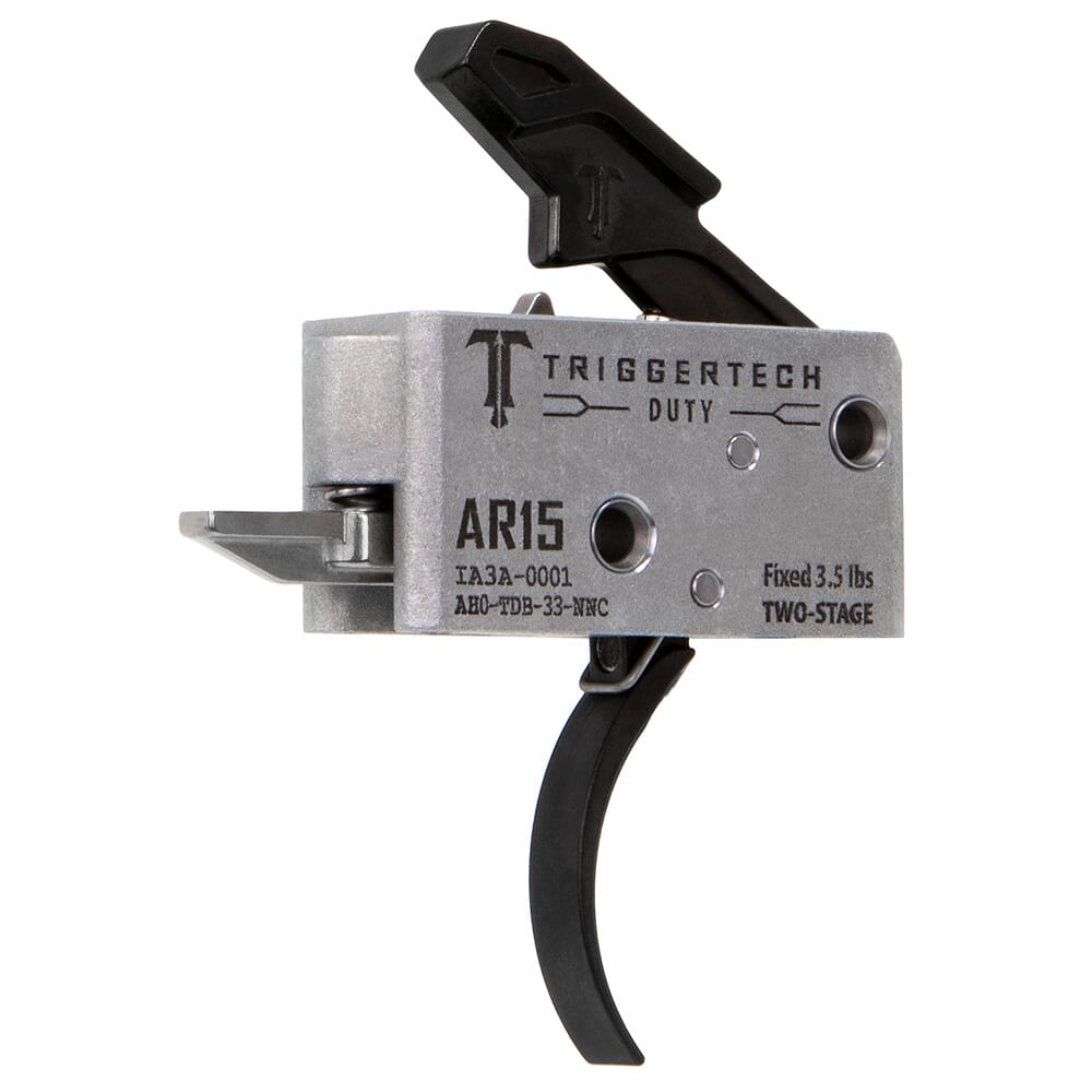 TriggerTech AR15 Two Stage Duty Black/Die-Cast 3.5lb Trigger AH0-TDB-33-NNC
