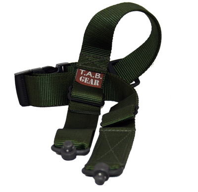 Desert Tech Tab Sling Flush Cup Swivels OD Green - Desert Tech