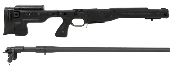 Remington 700P 5R 308 Win with Accuracy International AT Black Folding Chassis