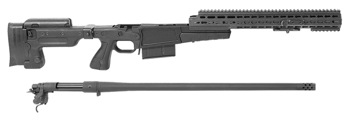 Remington 700P MLR .338 Lapua Black Rifle