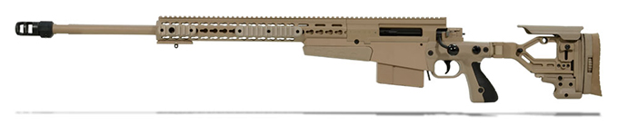 Accuracy International AX 308 Pale Brown chassis 26 inch barrel std brake - small firing pin Left Hand A-XS308WNPB26SM-LH