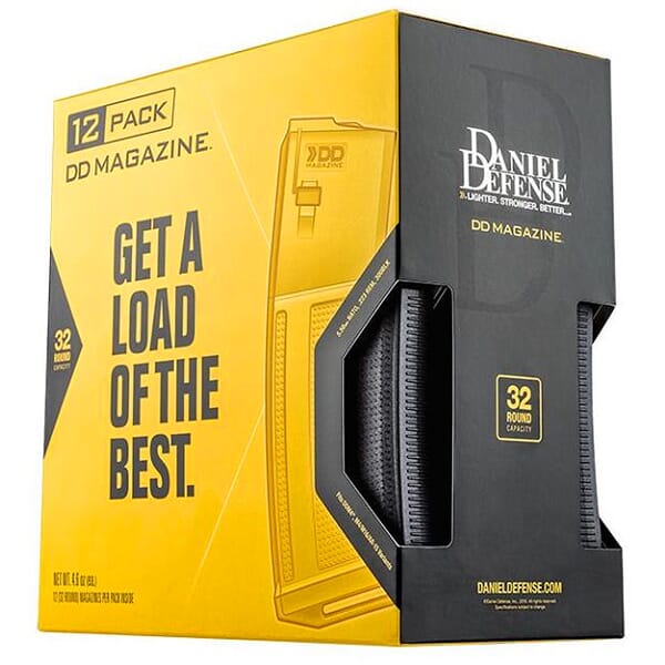 Daniel Defense 5.56mm 32rd Magazines Pack of 12 13-072-00160-006