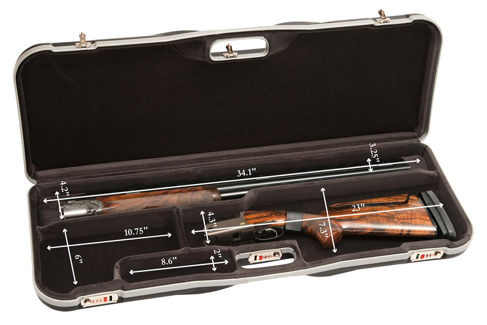 Negrini One Shotgun 34" High Rib Case Black/Gray 1645LX/4752