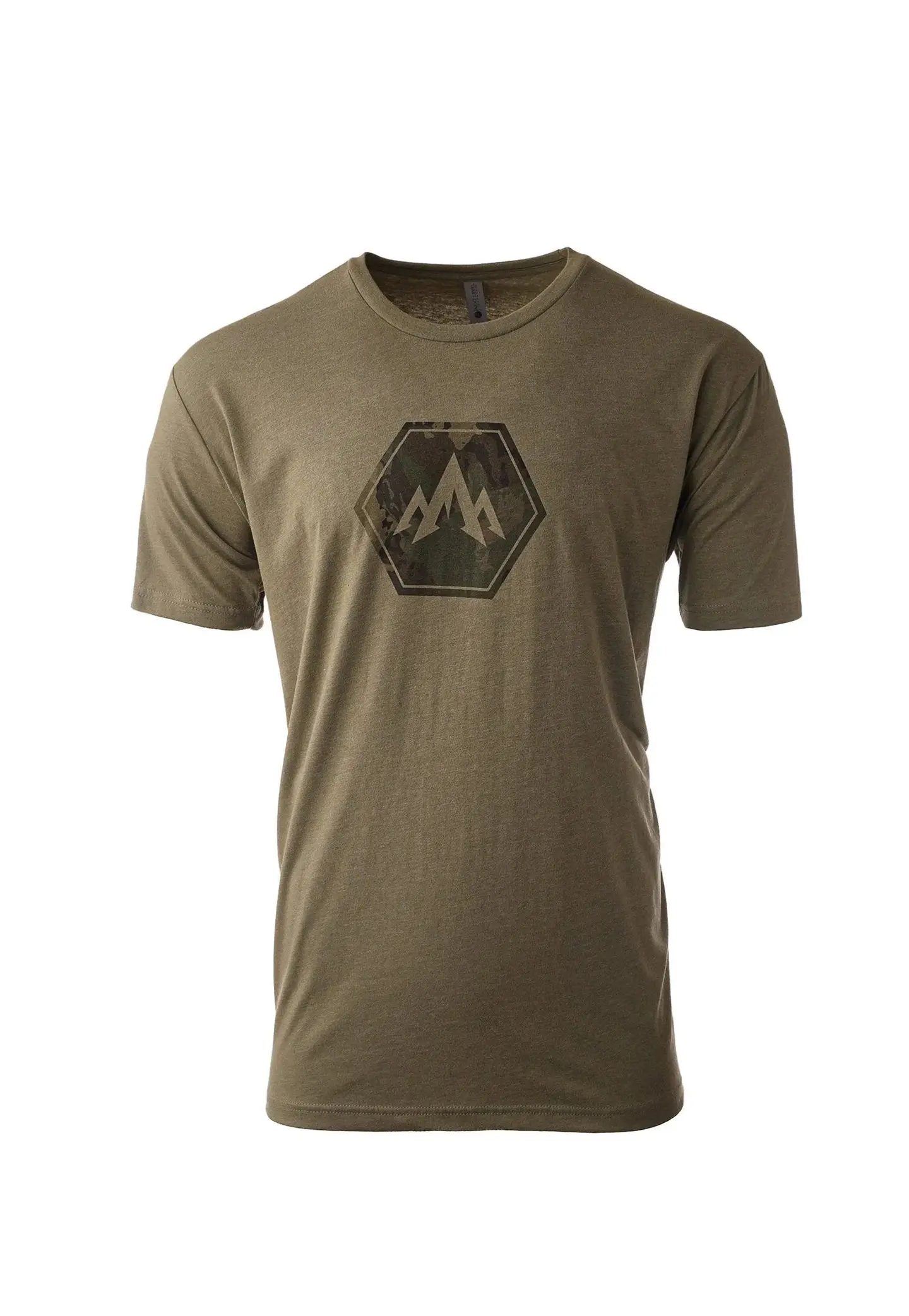 Pnuma Outdoors Lifestyle Camo Hex Tee Light Olive PSSCHO