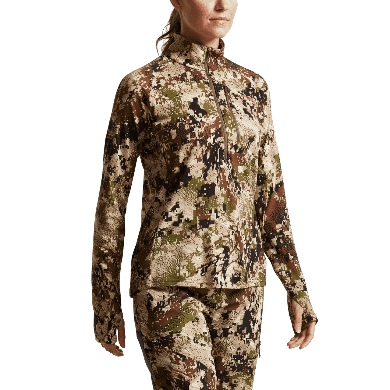 Sitka Gear Big Game Subalpine Women's CORE Merino 330 Half-Zip Pullover X Large 600167-SA-XL