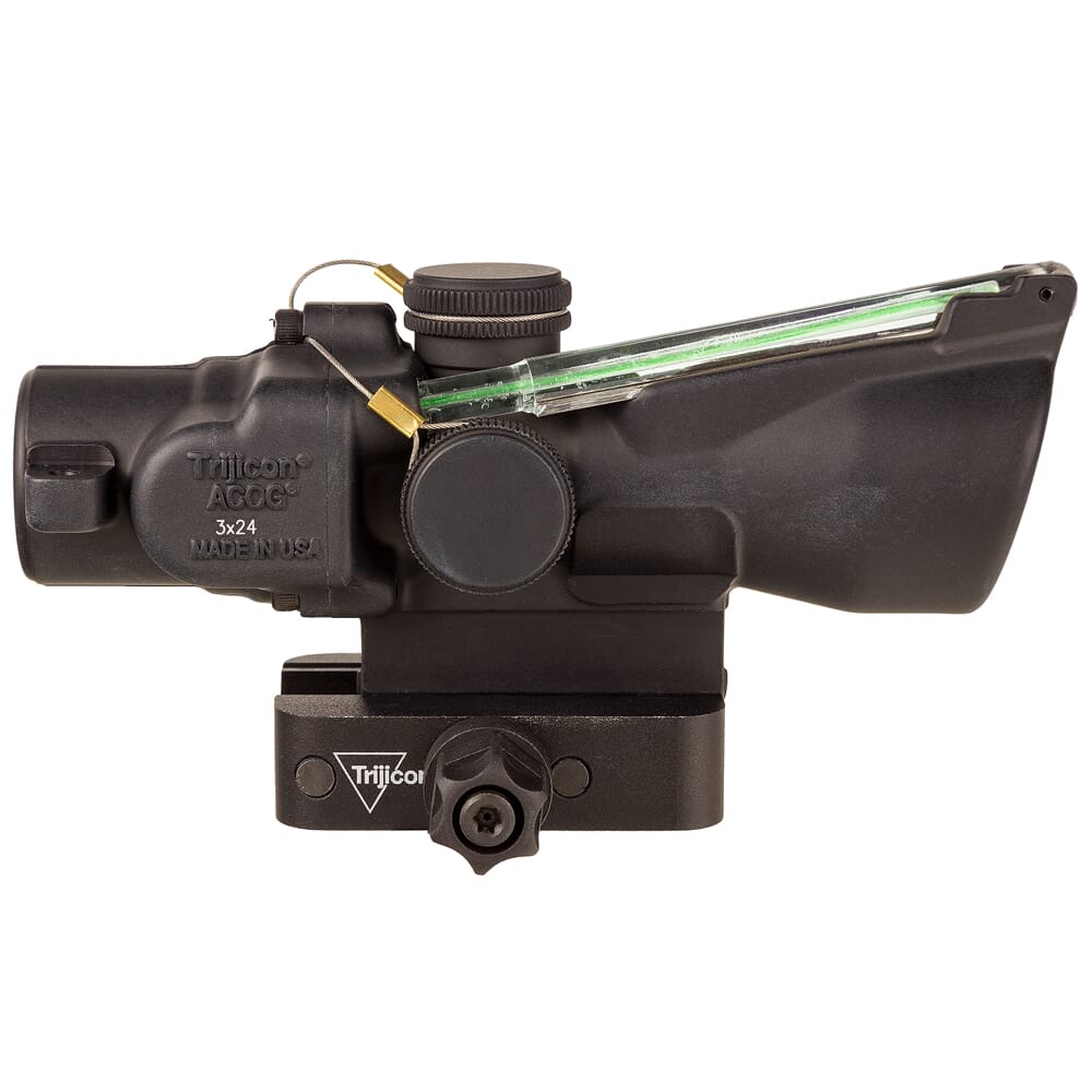 Trijicon ACOG 3x24 Dual Illum Green Horseshoe/Dot .223/55gr. Ballistic Compact Riflescope w/Q-LOC Mount TA50-C-400350