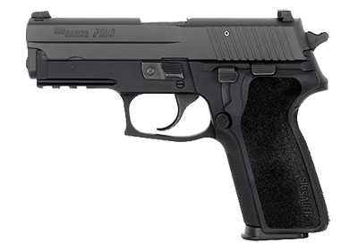 Sig Sauer P229 Black Nitron Finish, SLITE Night Sights, 1-Piece Enhanced E2 Grip 40 SW - Tacpac incl E29R-40-BSS-TACPAC-L
