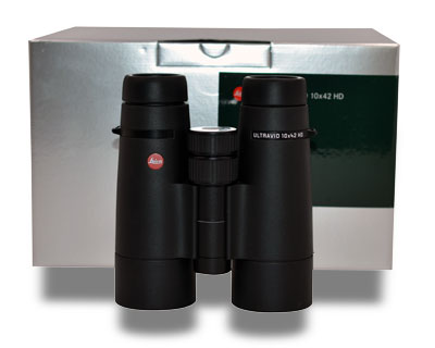 Leica Ultravid HD 10x42 Black Armor Binocular-DA314