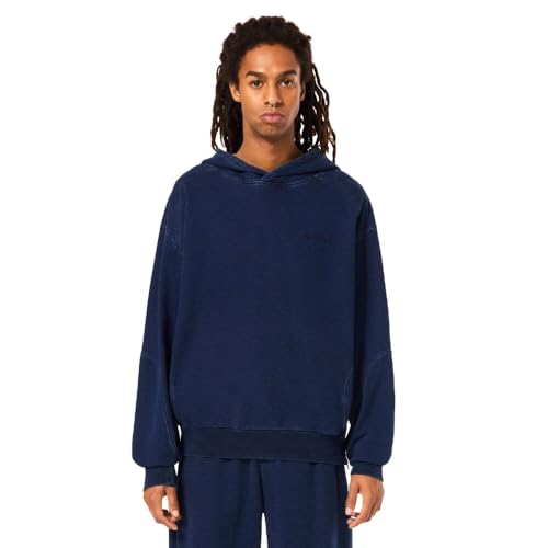Oakley Indigo Side Zip Hoodie Blue Indigo L FOA405487-68DL