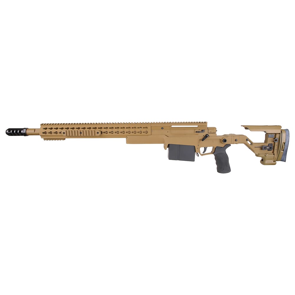 Accuracy International AXSR Folding Rifle .338 Lapua Mag Dark Earth 20" 3/4"-24 w/Brake SR38L20MDE