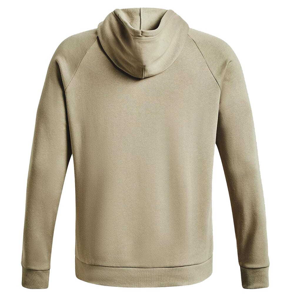 Under Armour Rival Fleece Antler Hoodie Khaki Grey/Summit White MD 1365679-037006