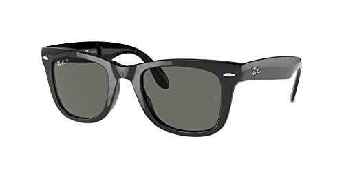 Ray-Ban Folding Wayfarer Black G-15 Green Polar 0RB4105-6015850