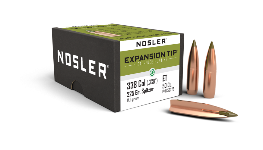 Nosler E-Tip ET - 338 225g SP b765 (50ct, M/P of 3) Bullets 59372