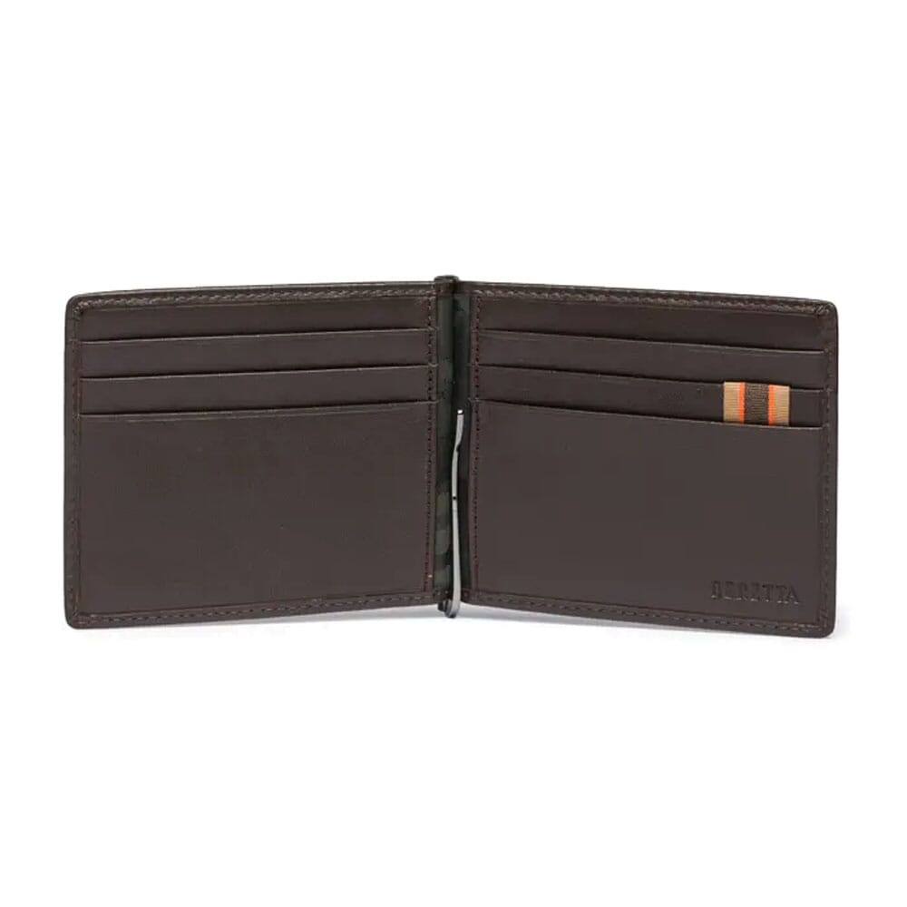Beretta Brown Credit Card Holder w/Metal Clip PP031L01260089UNI
