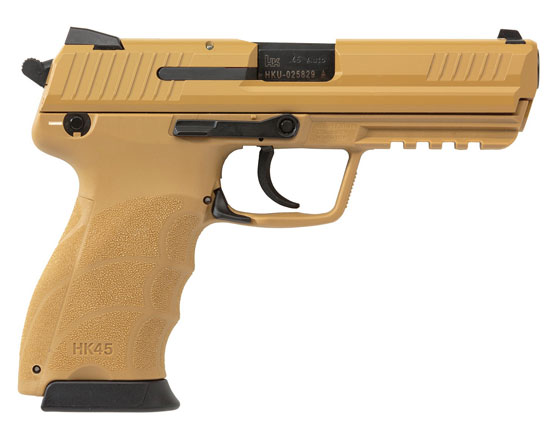 HK45 Tan DAO Night Sights 745007BBLE-A5