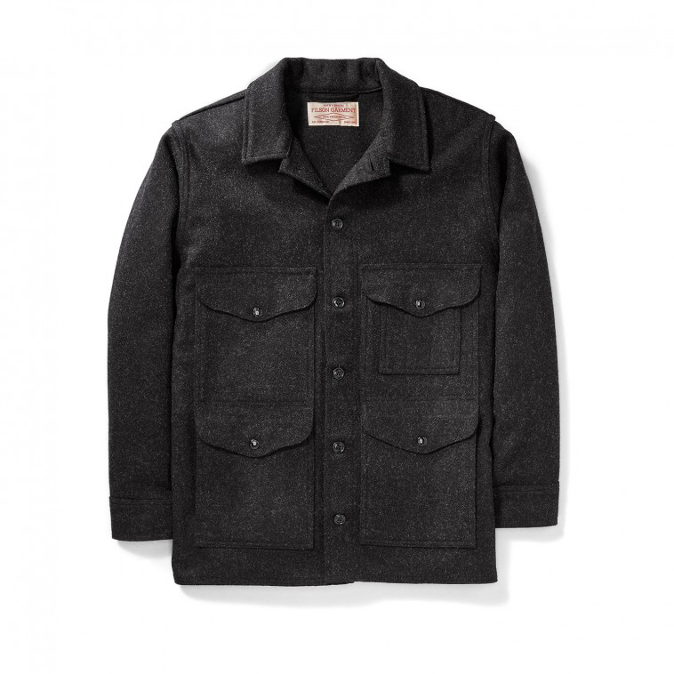 Filson Mackinaw Crusier (Ak Fit) Charcoal XS FCO-010194 FIL-10043-Charcoal-XS